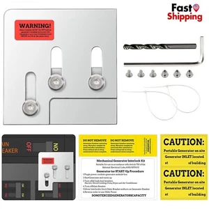 Generator Interlock Kit for Square D QO-Homeline Main Breaker Panel 150 &200 Amp - Picture 1 of 6