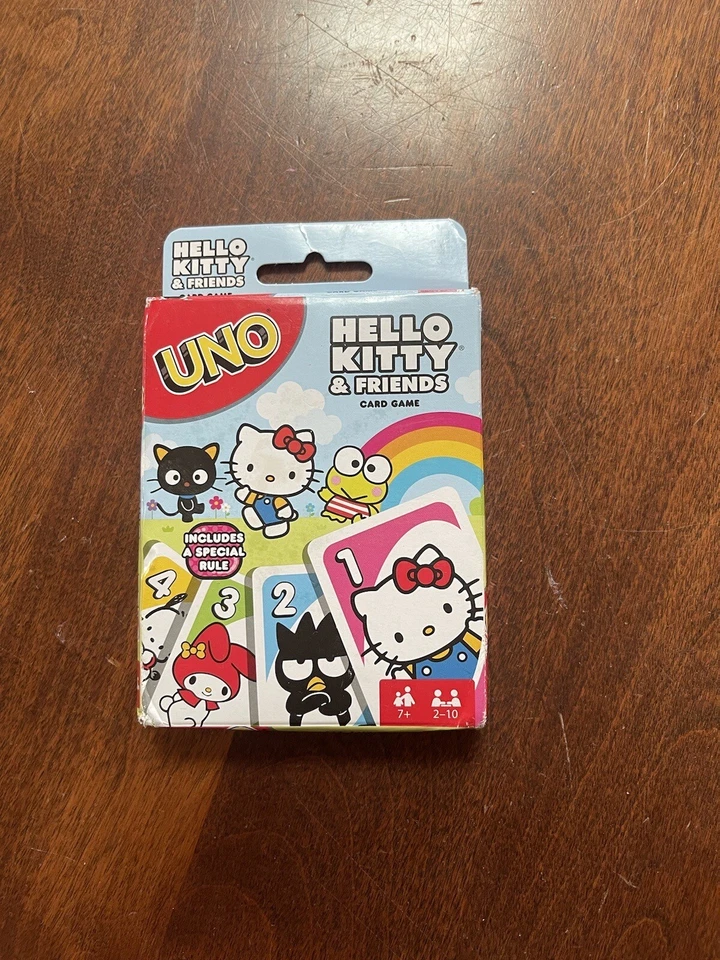 HELLO KITTY AND FRIENDS UNO GAME - HARD TO FIND SUPER RARE - Image 1 of 1
