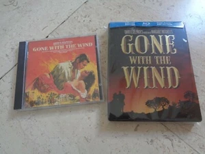 GONE WITH THE WIND oop CANADA EXCLUSIVE*rare* Blu-Ray SteelBook +CD Vivien Leigh - Picture 1 of 12