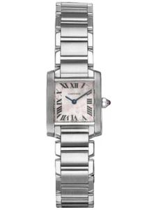 Cartier Tank Francaise 20x25mm W51031Q3 Stainless Steel Women's Watch - Picture 1 of 1