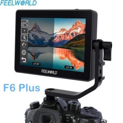 Feelworld F6 Plus Type-C 5.5 Screen Touch Field DSLR Monitor 3D Lut Waveform  - Image 1 of 4