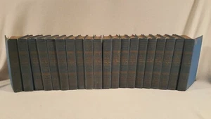Antique 1899 Thackeray's Complete Works ~ 20 Volume Decor Set ~ SIGNED - Picture 1 of 16