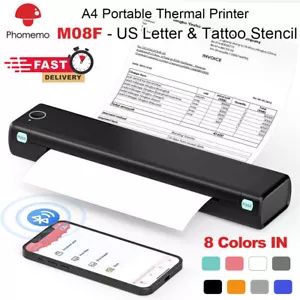 Phomemo M08F - Stampante termica A4 - stampante senza inchiostro per casa/ufficio lotto 8 colori - Foto 1 di 22
