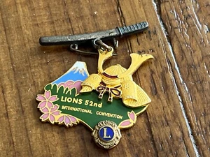 BROCHE NO PIN PINS LIONS CLUB JAPON SAMOURAI - Bild 1 von 1