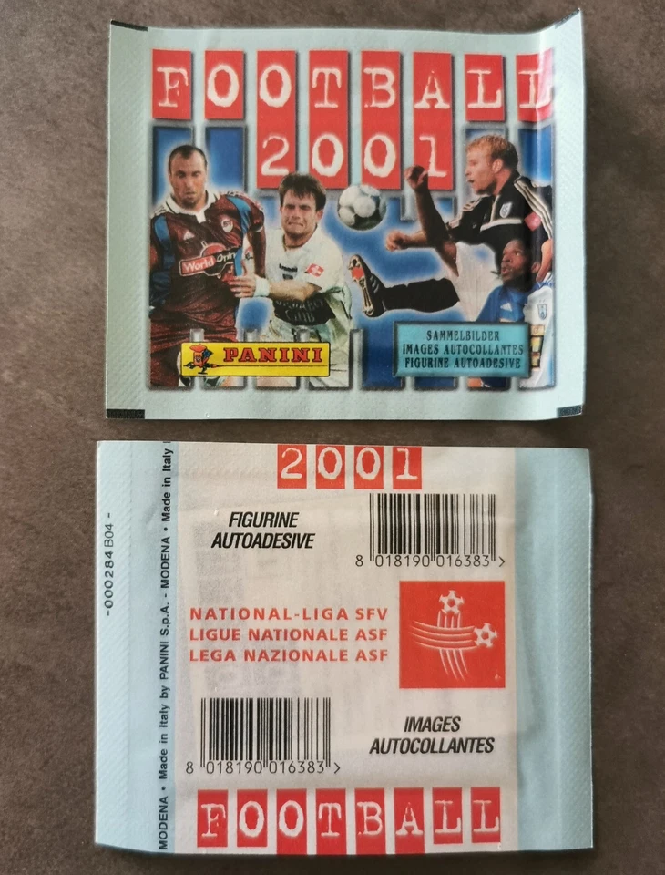 PANINI - FOOTBALL  2001 - SVIZZERA SWISS SWITZERLAND - sealed packet - Immagine 1 di 1