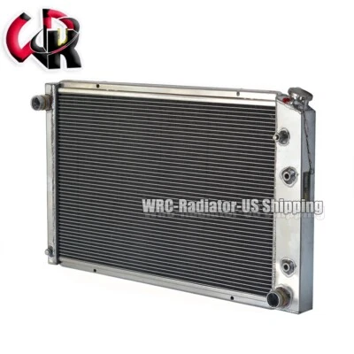Aluminum Radiator Fit 1973-1987 1980 81 Chevy C10 C20 C30 K10 K20 K30 GMC Pickup - Imagem 1 de 4