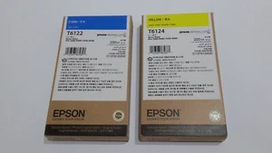 Epson T6122 Cyan + T6124 Yellow 220 ml Epson Stylus Pro 7400 9400 7450 9450 2024 - Bild 1 von 14
