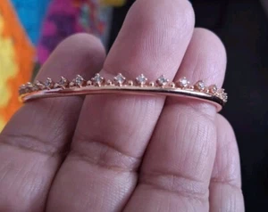 KENDRA SCOTT in Rose Gold Codi Pinch Cuff Bracelet. - Picture 1 of 15