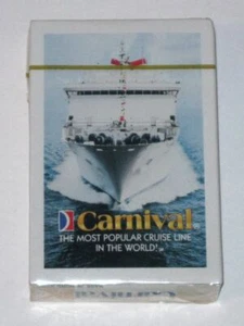 Vintage 1970s CARNIVAL CRUISE LINES Sealed Deck of Playing Cards! - Picture 1 of 2