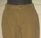 Vtg JONES NEW YORK Olive Green Ring Belt Pants Slacks Trouser 10