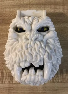 1993 Bluebirds White McDonald's Mighty Max Snow Monster Head Toy - Picture 1 of 7