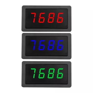 4 Digital LED Tachometer RPM Speed Meter + Hall Proximity Switch Sensor NPN - Picture 1 of 34