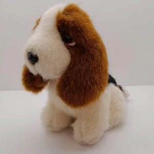 Russ Berrie Galletas Beagle Basset Perro Peluche Peluche 7" Marrón Blanco - Imagen 1 de 15