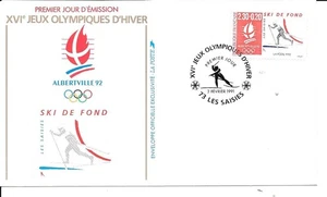 France 1991 FDC XVI Olympic Winter Games Albertville Ski De Fo YT 2678 - Picture 1 of 1