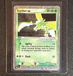 Pokemon TCG Scyther EX Ruby and Sapphire 102/109 2003 Ultra Rare Holo Vintage - Picture 1 of 5