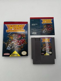 Wurm Journey to Center of Earth (Nintendo NES) Complete Authentic, Clean CIb