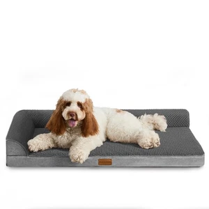 Orthopedic Jacquard XXL Dog Bed for Extra Large Dogs 48''X30'', Waterproof L ... - Bild 1 von 6