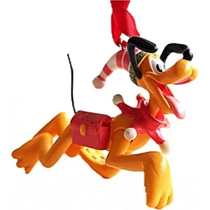 Pluto Christmas dangler Ornament, Disneyland Paris - Picture 1 of 2