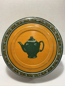 Large 10" Round Vintage McCormick & Co. Banquet Orange Pekoe Tea Tin  - Picture 1 of 4