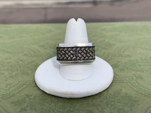 NightRider Sterling Silver Celtic Knot Band Ring (Size 10.5) - Picture 1 of 14