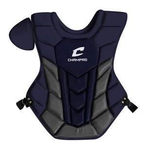 Protector de pecho de béisbol intermedio Champro Optimus Pro 15,5 pulgadas - azul marino - Imagen 1 de 1