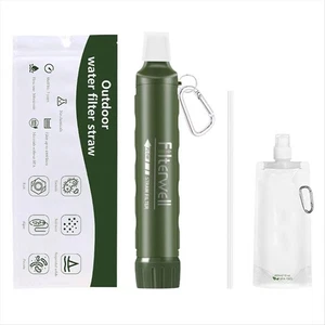 Mini filtro de agua portátil para camping senderismo purificador de paja supervivencia de emergencia. - Imagen 1 de 12