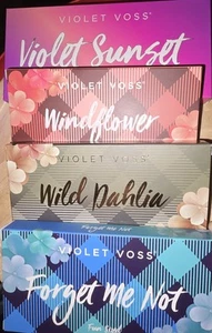 x4 VIOLET VOSS PALETTES -Forget Me Not, Windflower, Wild Dahlia & Violet Sunset - Picture 1 of 10