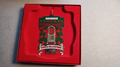 Fenway Park 2007 Boston Red Sox Jimmy Fund Christmas Ornament World Champions - Image 1 of 3