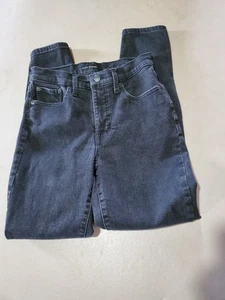 Lucky Brand Womens Jeans 8/29R Black High Rise Skinny Bridgette Ankle Stretch - Picture 1 of 22