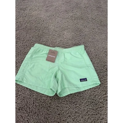Nuevos Pantalones Cortos Patagonia Baggies 4" - Sin Forro Niños Salamandra Verde - Talla L $49 Foto 1 de 4
