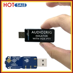 Connecteur radio AUDIO2RIG prend en charge le contrôle VOX PTT pour KENWOOD ICOM YAESU - Photo 1/12