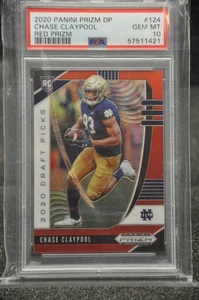 2020 Panini Prizm Draft Picks #124 Chase Claypool Red Prizm PSA 10 - Bild 1 von 2
