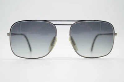 Occhiali Da Sole Vintage Zeiss PORTRAIT 5399 Blu Argento Ovale - Immagine 1 di 4