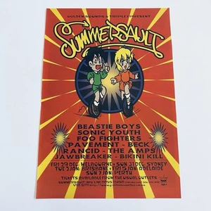 Summersalt Festival Promo Poster 1990s Rare Print Ad - Beastie Boys Sonic Youth - Picture 1 of 5