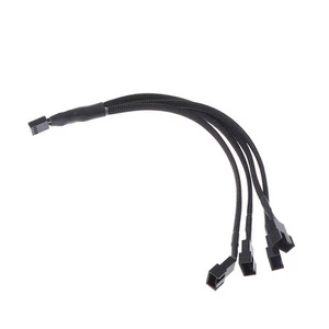 PWM Fan Splitter 4pin Adapter Cable 1 to 1 2 3 4 Computer CPU Fan Splitter SEYH - Bild 1 von 12