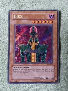 YU-GI-OH YUGIOH TCG JINZO SECRET RARE PSV-000 MP REVERSE FOIL PHARAOH'S SERVANT - Picture 1 of 10