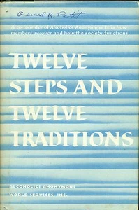 TWELVE STEPS AND TWELVE TRADITONS 1987 BIG BOOK, ALCOHOLISM, DUST JACKET - Picture 1 of 1