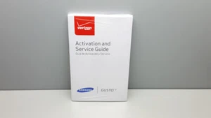 Samsung Gusto 3  Activation and Service Guide Booklet NEW SEALED OEM GH90-26484A - Picture 1 of 3