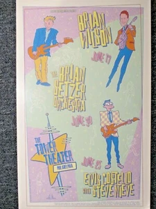 Brian Wilson Brian Setzer Elvis Costello Konzert Poster ORIGINAL Tower Theater - Bild 1 von 1