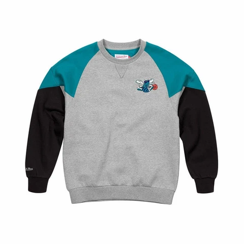 Mens Mitchell & Ness NBA Trading Block Crew Charlotte Hornets Cover