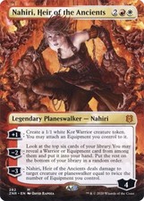MTG Zendikar Rising NON-FOIL Borderless M Nahiri Heir of the Ancients #282