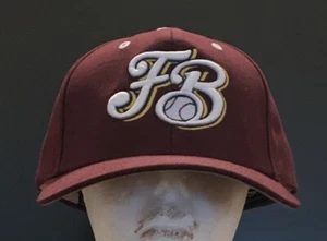 Richardson Fast Ball Adjustable Cap Hat Sz. OSFM New Maroon/White - Picture 1 of 6