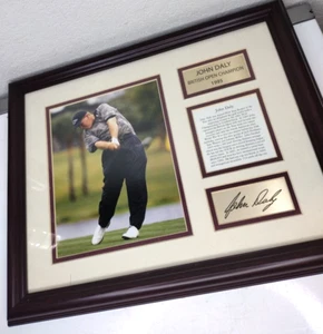 VTG Signed JOHN DALY 1995 British Open Champion PGA Golf Signature Series Plaque - Picture 1 of 9