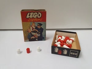 LEGO System small box 223 50's 60's alt vintage 60er 1:87 rare promo OVP classic - Bild 1 von 4
