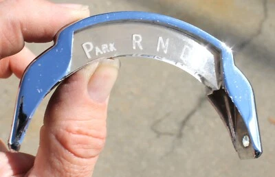 1964 1965 Pontiac GTO Lemans Tempest Gear Selector Lens & Chrome Bezel Cover OEM - Image 1 of 4