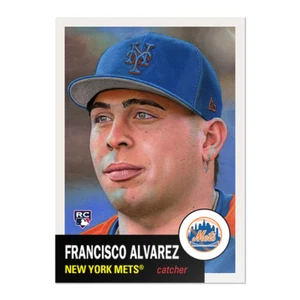 2023 Topps Living Set Card 661 Francisco Alvarez - Free Shipping Always! - Picture 1 of 2