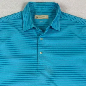 Donald Ross Herren Hemd Large Blau Golf Polo Performance Stretch Freizeit Sommer - Bild 1 von 8