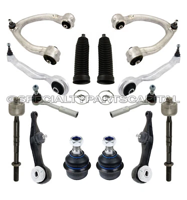 KIT de bota de rótula brazos de control inferiores superiores Mercedes W220 S500 S430 ABC Foto 1 de 4