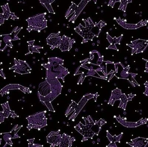 Laurel Burch***CELESTIAL MAGIC*** Y3165-3~ Meterware! - Bild 1 von 1