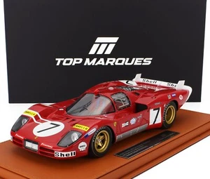 Top Marques - 1:18 Ferrari 512S 5.0L V12 Sefac Spa No.7 24h Le Mans 1970 Dere... - Imagen 1 de 2